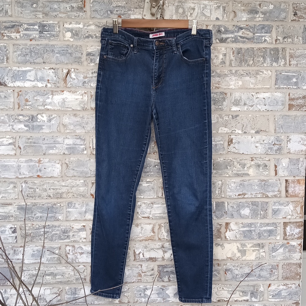 Johnny Was skinny blue jeans